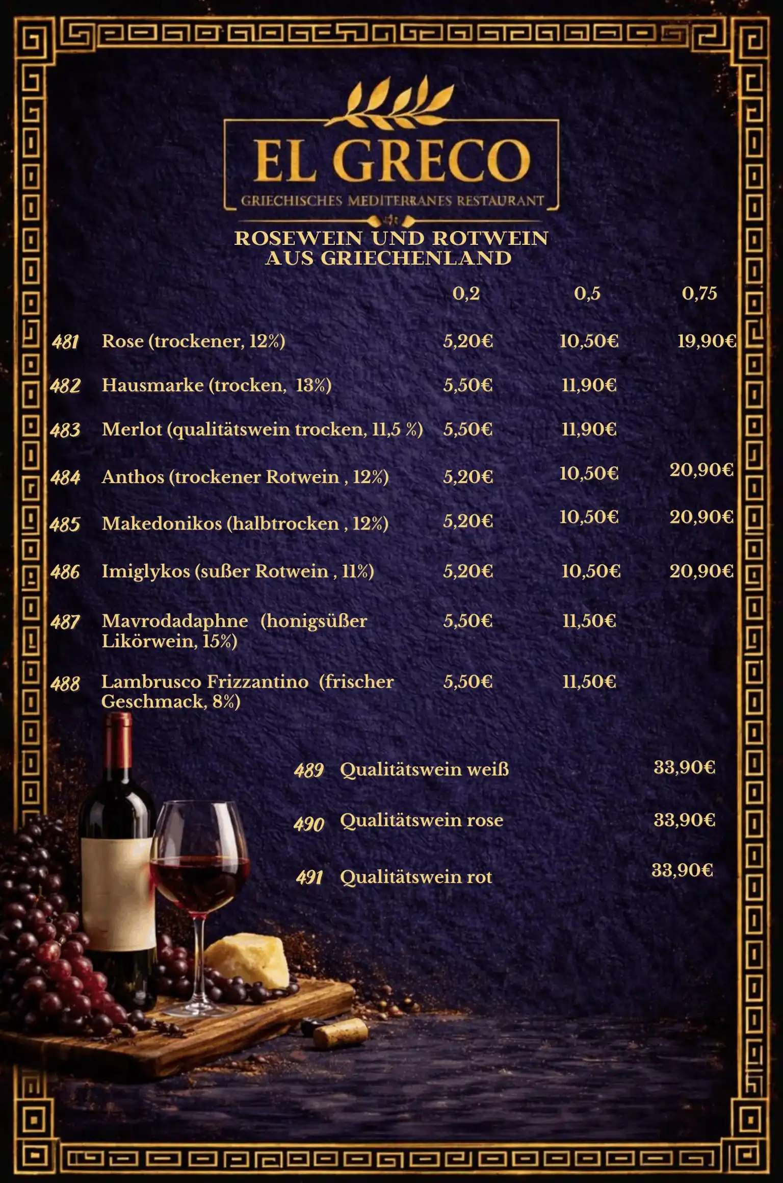 Roséwein & Rotwein