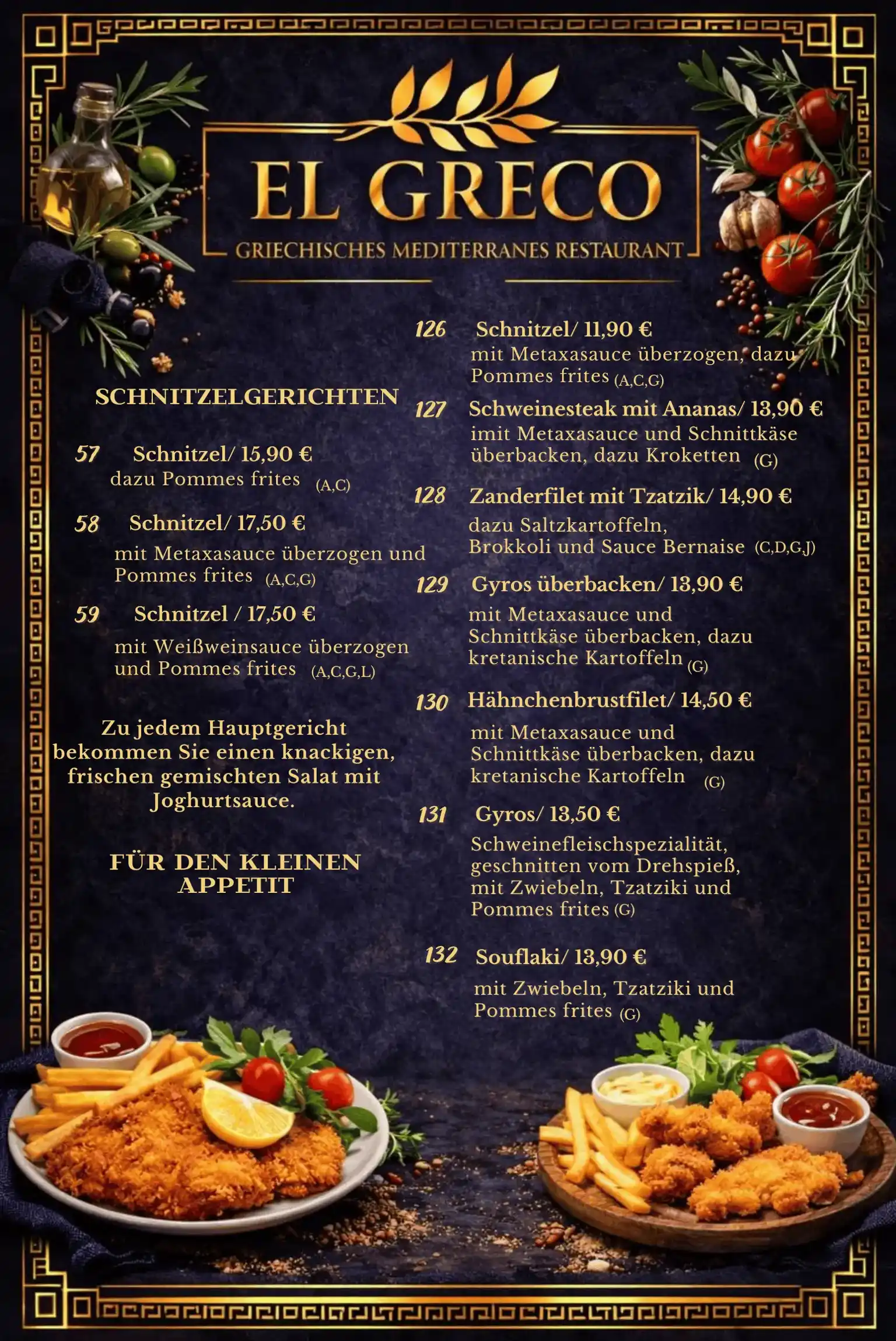 Schnitzel & Kleine Gerichte