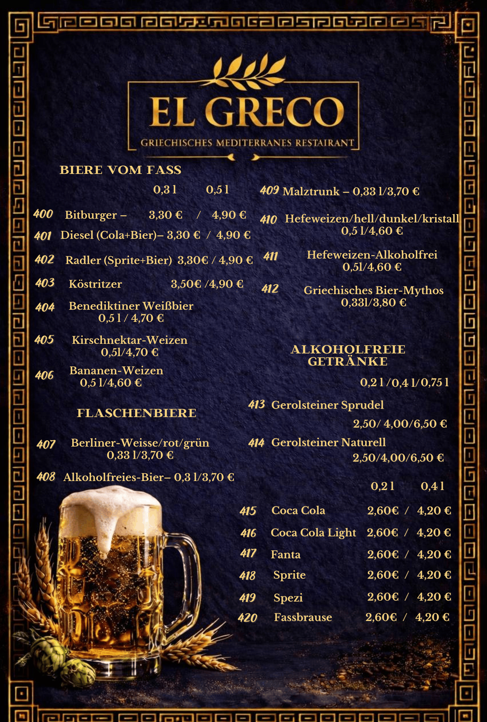 Biere & Alkoholfreie Getränke